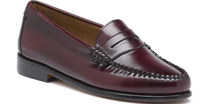 One new penny loafer