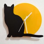 Sol Pixie Dust cat clock